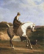 Jacques-Laurent Agasse miss cazenove on a grey hunter Sweden oil painting artist